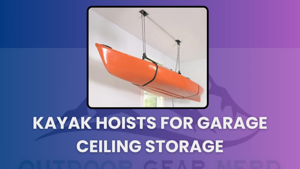 Kayak Hoists for Garage Ceiling Storage